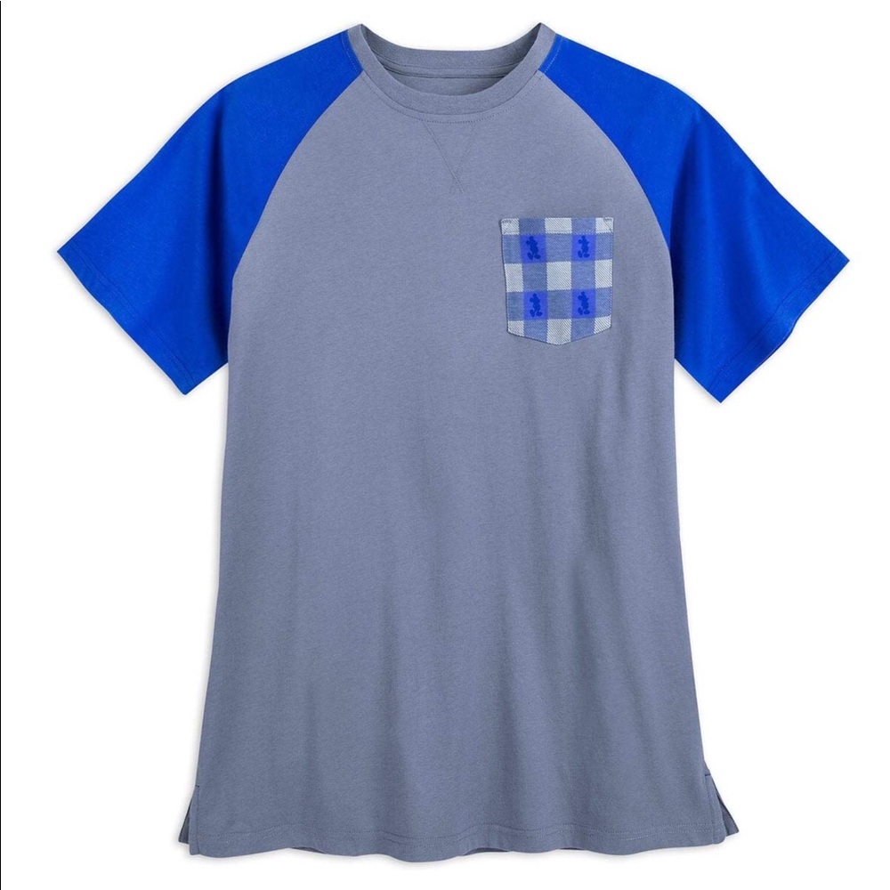 Disney Parks Mouse Plaid Pocket Shirt Men’s